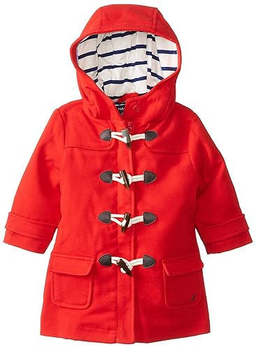 nautica baby girls swing toggle coat